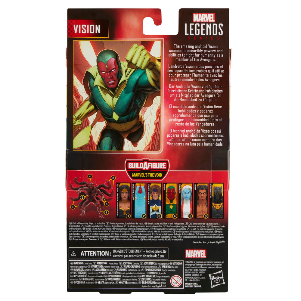 Marvel Legends Vision action figure sparks imagined Marvel scenes.