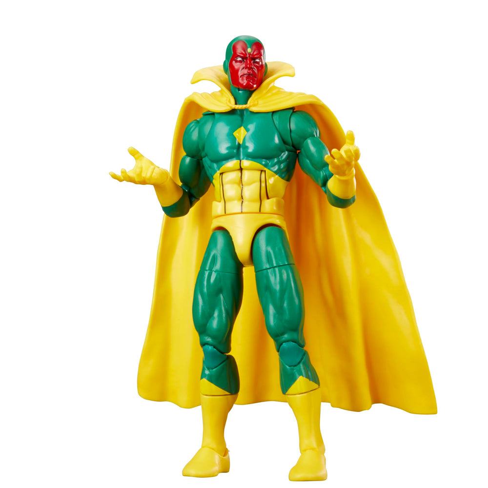 Marvel Legends Vision display-ready 6-inch figure on shelf.