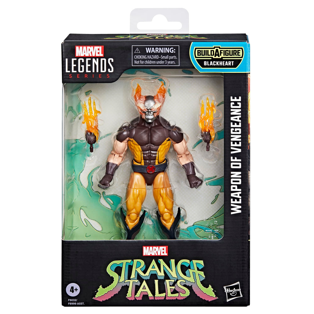 Marvel Legends Weapon of Vengeance Wolverine display-ready for shelves