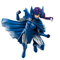 Over 20-point articulation on Wolverine and Psylocke figures