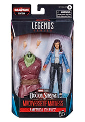 Marvel Legends America Chavez packaging supports safe storage and gifting.