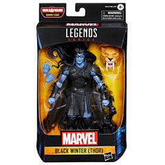 Marvel Legends Black Winter Thor pose-ready figure highlights over 20 articulation points.