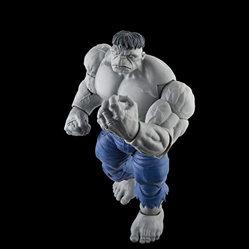Marvel Legends comic inspired deco enhances shelf display.