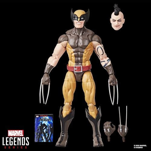 Marvel Legends Daken four accessories enable customization and display options.
