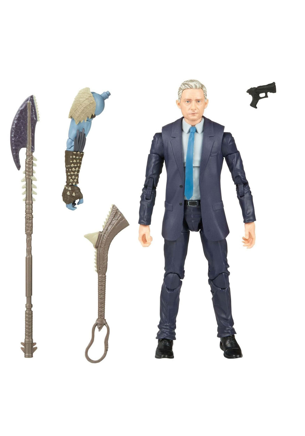 Everett Ross action figure by Marvel Legends, MCU detailing for shelf display.