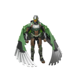 Marvel Legends Falcon window box packaging on display