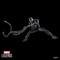 Marvel Legends GamerVerse Peter Parker Black Suit close-up highlights premium deco