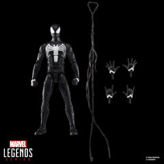 Marvel Legends GamerVerse Peter Parker Black Suit 6-inch scale display