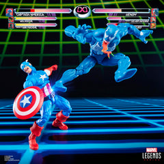 Shield power FX accessory enhances action poses for Marvel Legends Gamerverse.