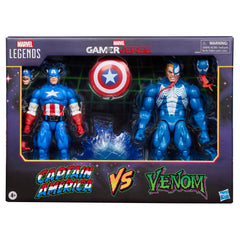 Marvel Legends Gamerverse Venom front view ideal for dynamic display.