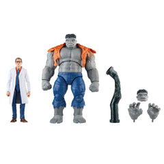 Marvel Legends Gray Hulk front view for dynamic display.