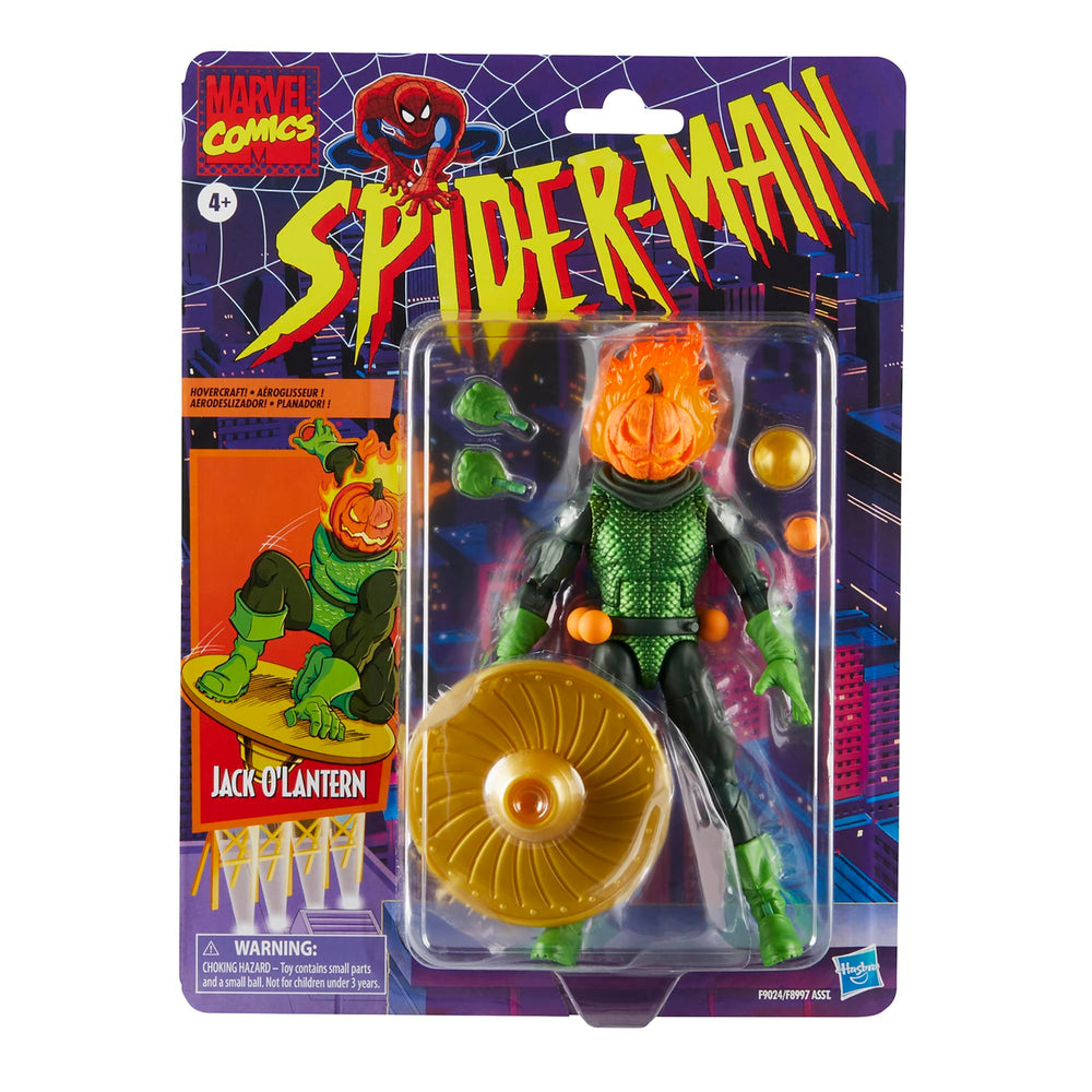 Marvel Legends Jack O'Lantern alternate hands for versatile posing.