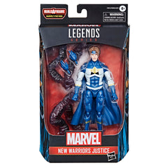 Marvel Legends Justice Warriors pose-ready figure for dynamic shelf setups.