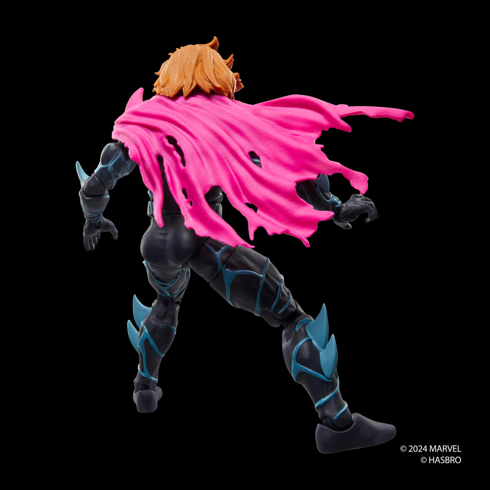 Marvel Legends Kaine complements a multiverse Spider-Man collection on display.