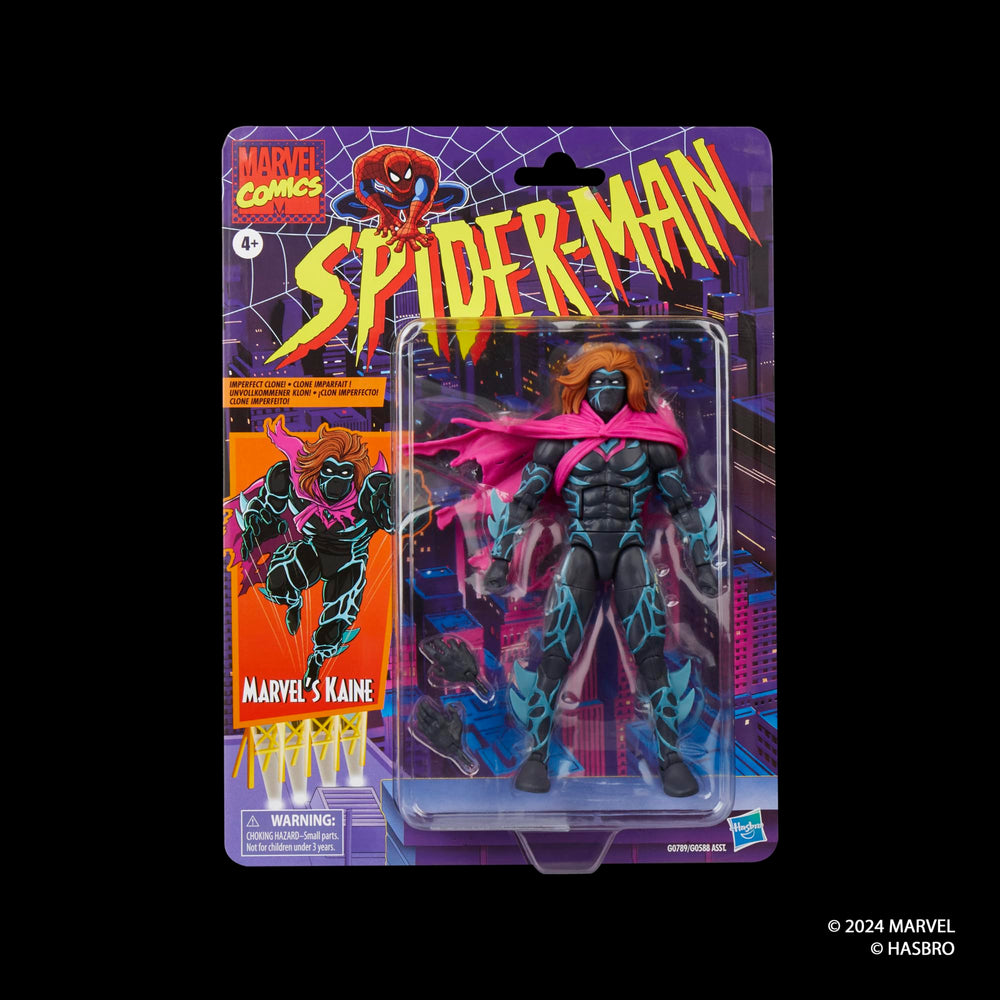Marvel Legends Kaine premium design and deco ideal for shelf display.