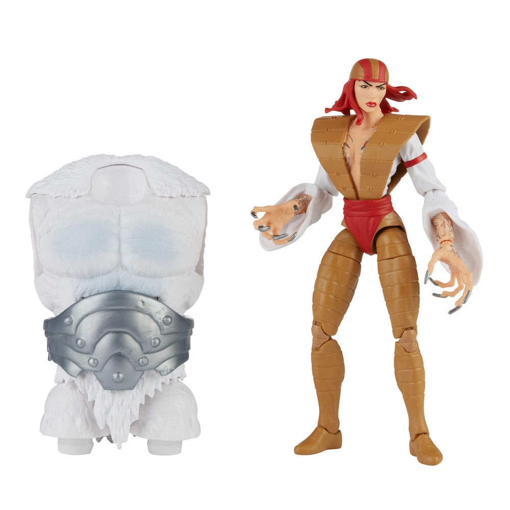 Marvel Legends Lady Deathstrike figure front view for striking display.