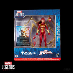 Mary Jane Iron Spider alternate head enables expressive posing options