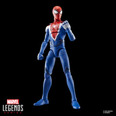 Marvel Legends Miles Morales on a tidy shelf display.