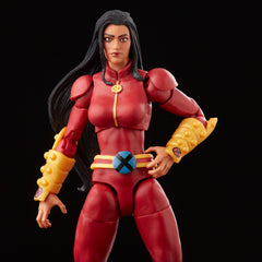 Marvel Legends Monet St. Croix deco details enhance display-ready quality.