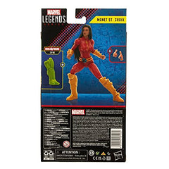 Marvel Legends Monet St. Croix includes alternate hands for versatile styling.