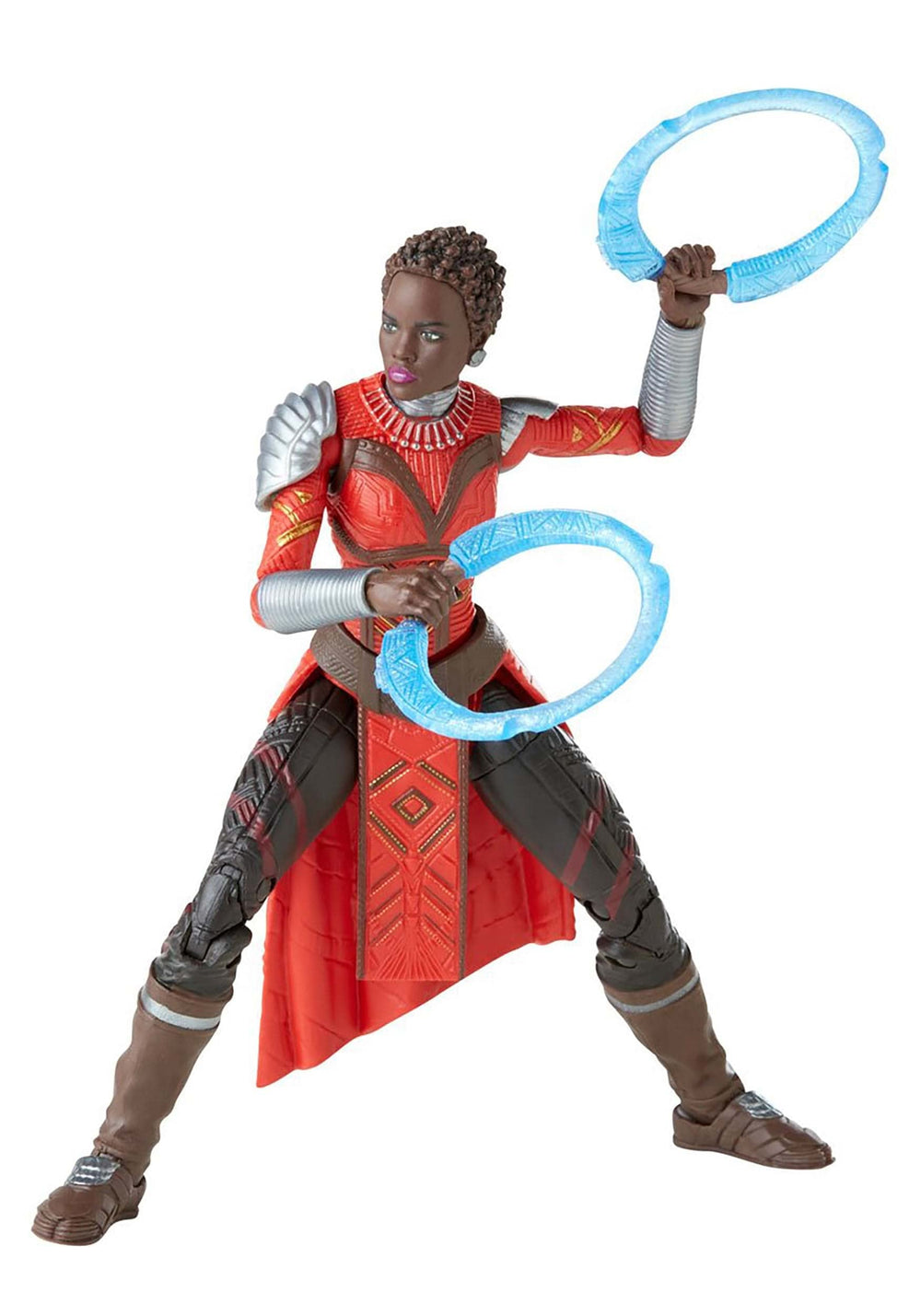 Nakia ring blade accessory shown with the figure for authentic battle moments.