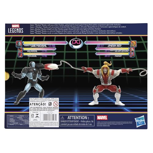 Marvel Legends Omega Red figure back reveals tentacle feature and finish