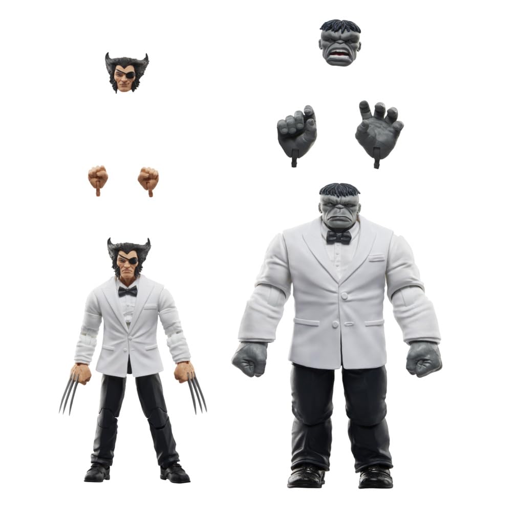 Marvel Legends Patch and Joe Fixit front view for dramatic shelf display