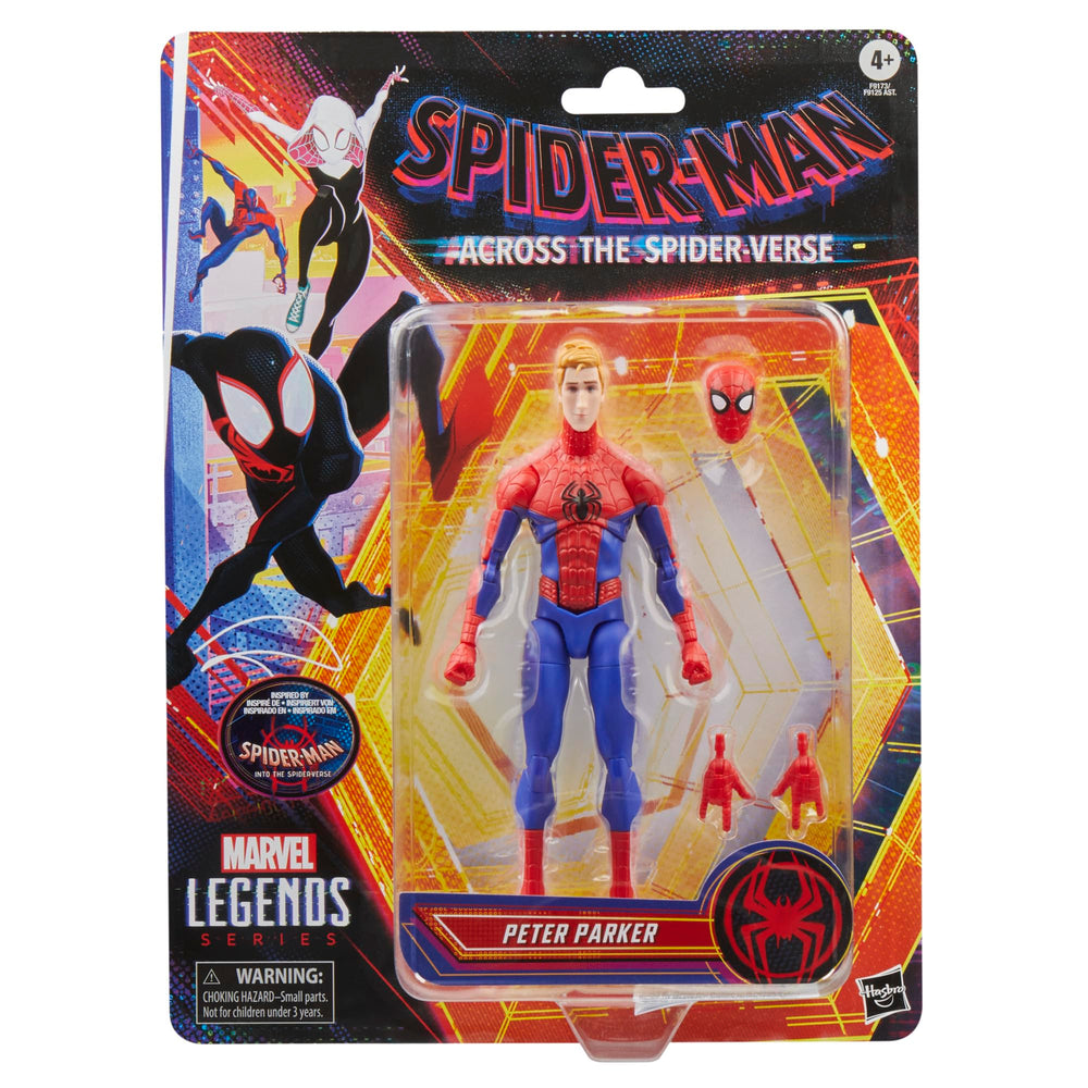 Marvel Legends Peter Parker with unmasked head option for display variety