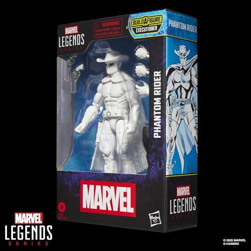 Marvel Legends Phantom Rider side view highlights knife details and stance options.