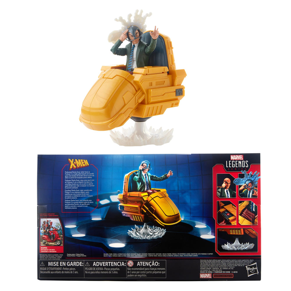 Packaging image of Marvel Legends Professor X figure
