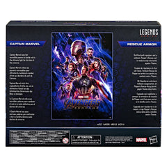 Marvel Legends Rescue Armor 6-inch figure front view ideal for shelf display