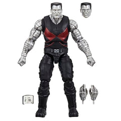 Marvel Legends Colossus figure with premium articulation for dynamic posing.