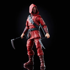 Marvel Legends Series Hand Ninja close-up highlighting intricate design.
