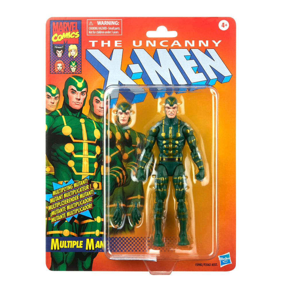 Marvel Legends Series Multiple Man articulation and poses highlight the rich classic deco for collectors.