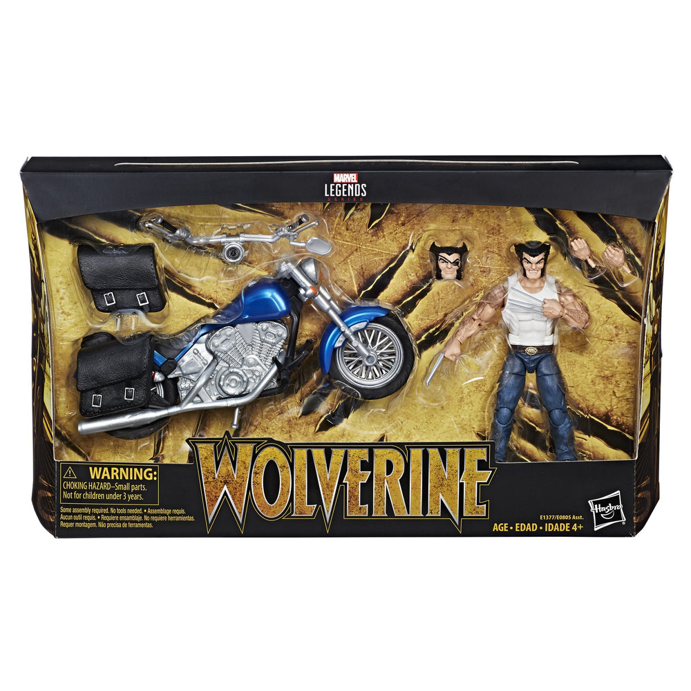 Marvel Legends set featuring Wolverine and motorcycle enhances Marvel collection