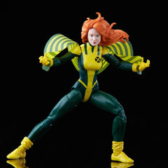 Marvel Legends Siryn accessories included for versatile display.
