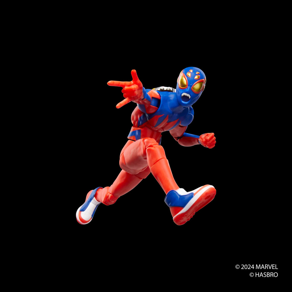 Spider-Boy pose 1 demonstrates flexible articulation for dynamic scenes
