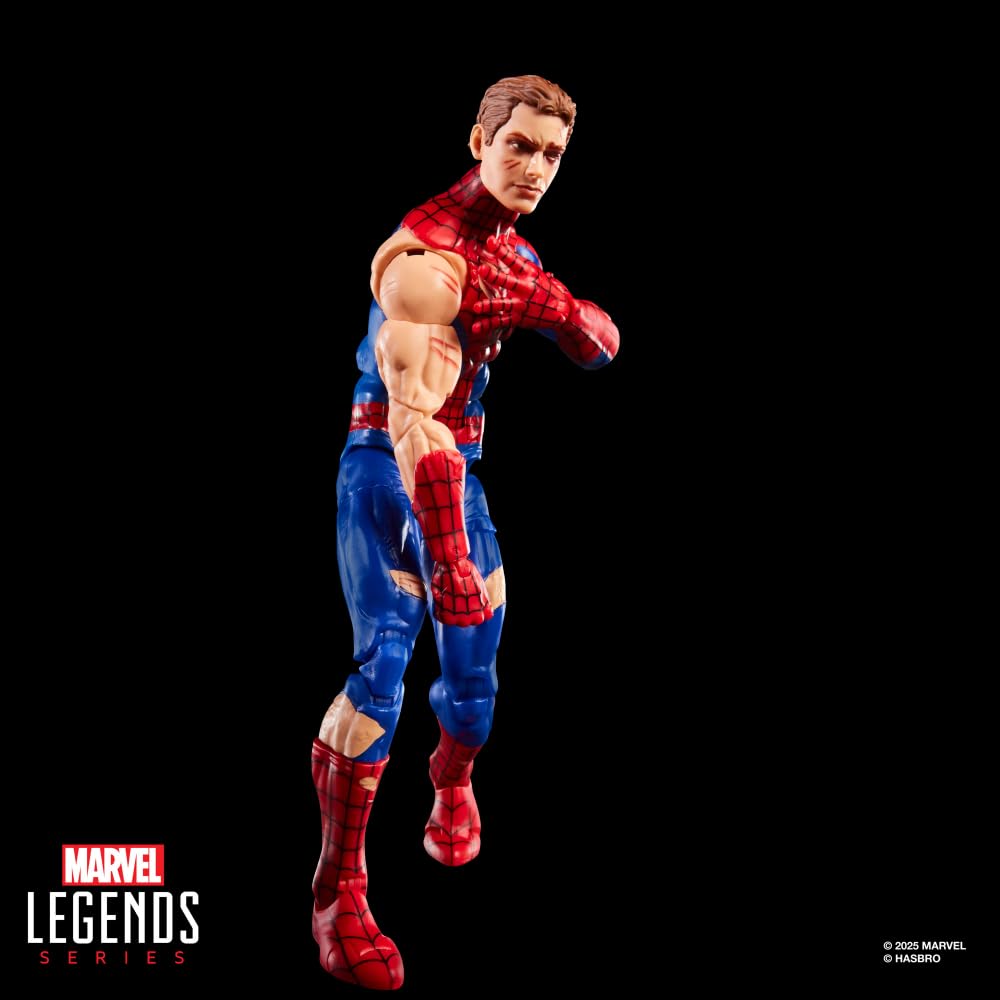 Marvel Legends Spider-Man thwip hands for expressive web-slinging poses.