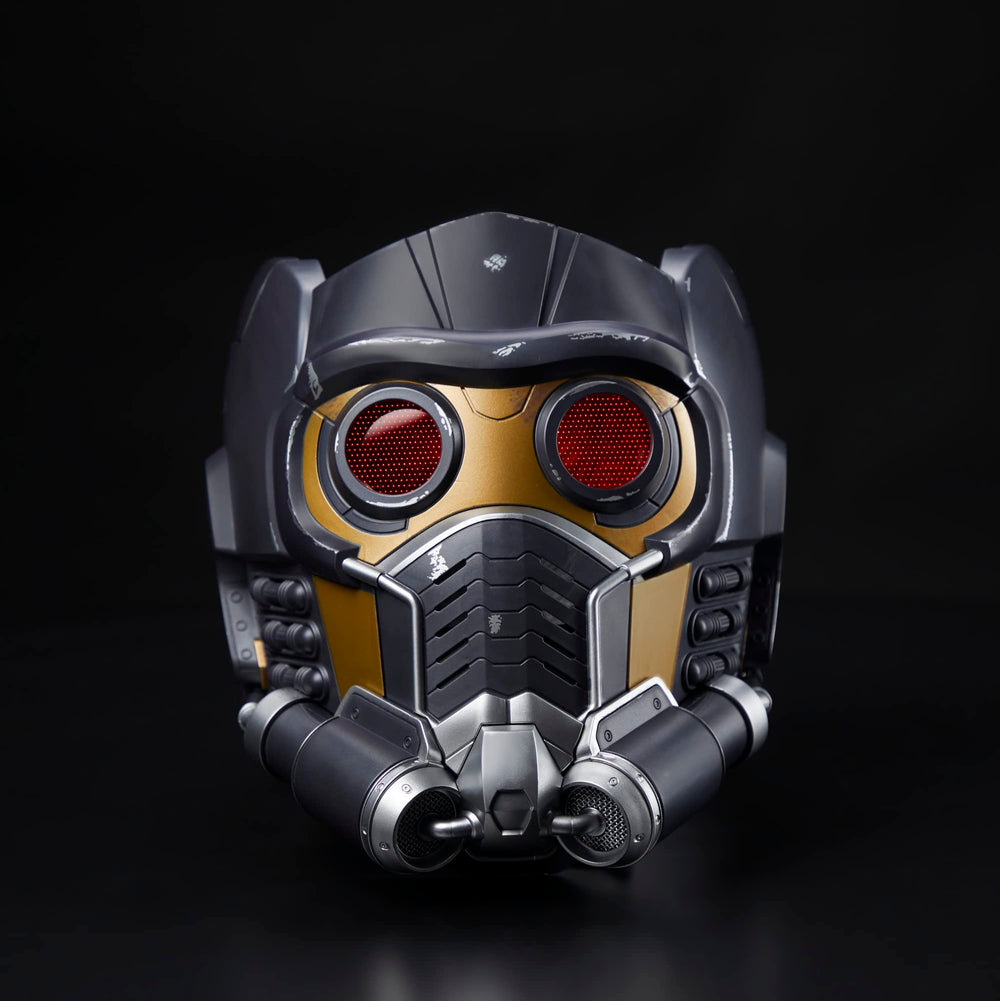 Marvel Legends Star-Lord helmet interior padding provides comfortable wear during roleplay