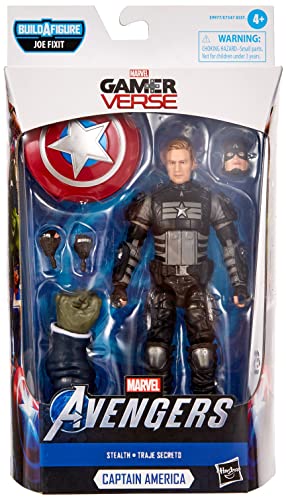 Marvel Legends Stealth Captain America articulation pose highlights versatility