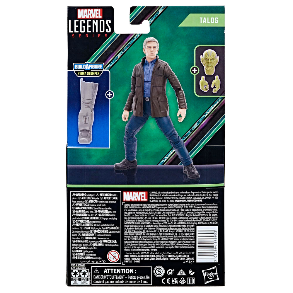 Marvel Legends Talos accessories four-piece set with alternate hands