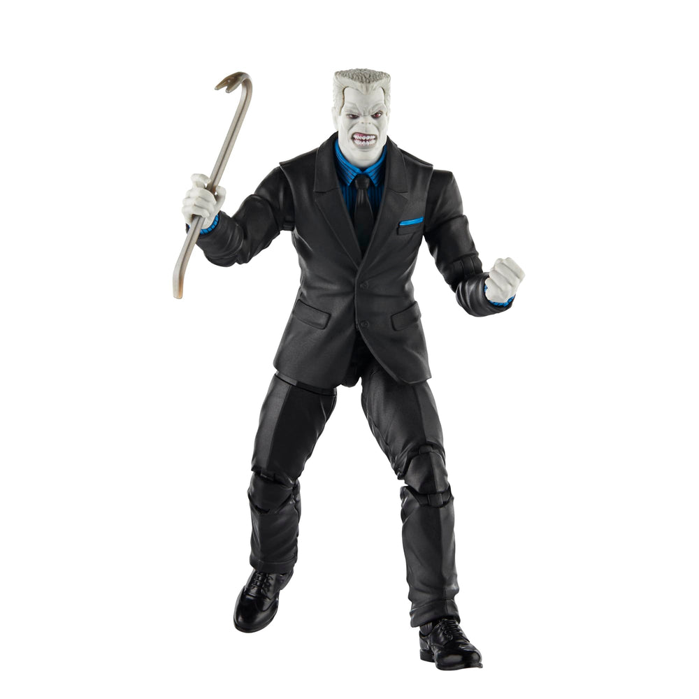 Marvel Legends Tombstone includes four accessories for versatile posing.