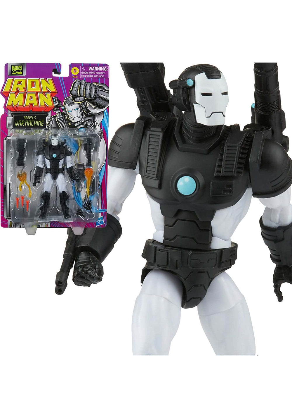 Marvel Legends War Machine figure ready for display and storytelling.