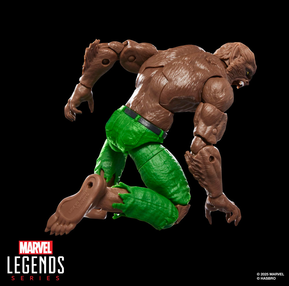 Marvel Legends Werewolf by Night includes Build-A-Figure parts for the Executioner figure.