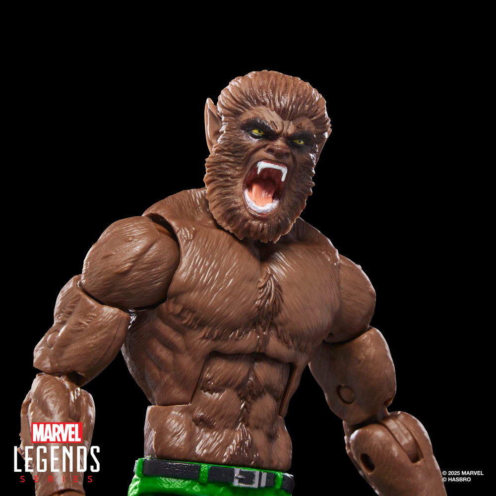 Marvel Legends Werewolf by Night left hand piece complements Build-A-Figure collection.