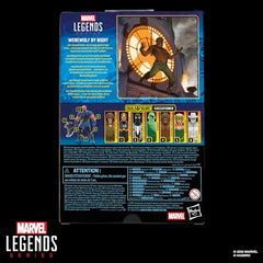Marvel Legends Werewolf by Night window box packaging suits collectors seeking pristine display.