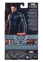Marvel Legends Winter Soldier figure detail sculpt for collector display.