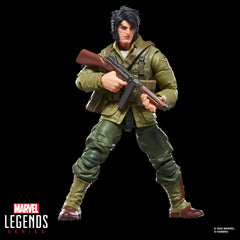Marvel Legends Wolverine WWII Logan poseable limbs support dramatic hero poses.