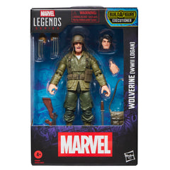 Marvel Legends Wolverine WWII Logan figure front view for display-worthy collection.
