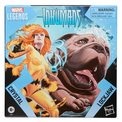 Marvel’s Lockjaw deluxe figure with modular pieces enabling varied poses.